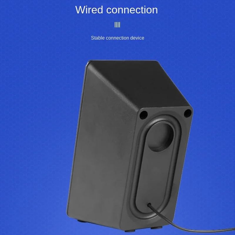 Altavoces de escritorio con subwoofer periféricos de audio estéreo con cable 6