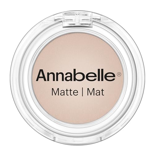 Annabelle - Annabelle Matte Single Eyeshadow, 225 Ivory, Soft & Silky Texture, Highly Pigmented Shades, Long-Lasting, Cruelty-Free, Paraben-Free, Fragrance-Free, 1.5 g - -16%