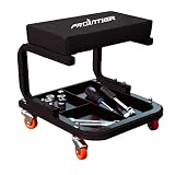 Garage Roller Seat Rolling Creeper Garage Shop Seat, Mechanic Stool for Workshop, Auto Repair Shop,