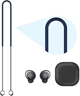 Silicone Anti Lost Eltable Drury Softwighte Ligera Suave Configuración Segura para Buds Pro Auriculares Eco Amable Cinco Opciones de Color (L7 azul)