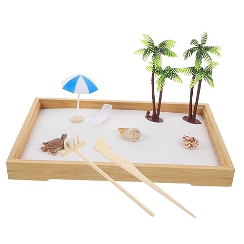 Unomor Elegant Tray for Zen Garden Miniature Landscape Ornament Office Decoration