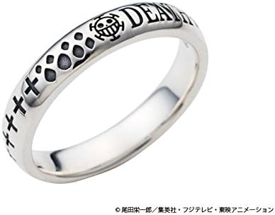 Amazon One Piece シルバーアクセサリー ロー Death リング 9 アニメ 萌えグッズ 通販