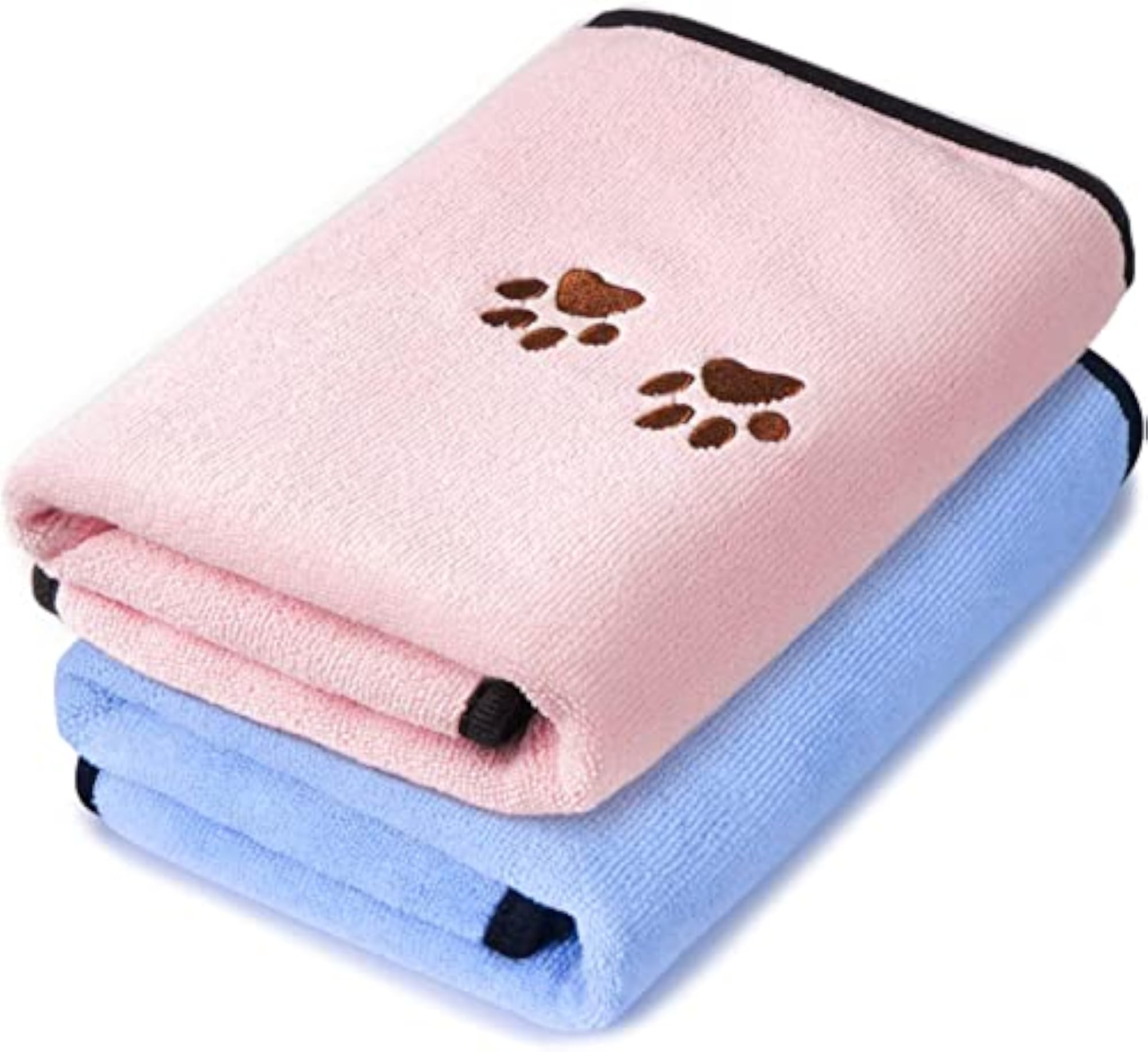 Super Absorbent Microfiber Dog Bath Towel, Pack of 2