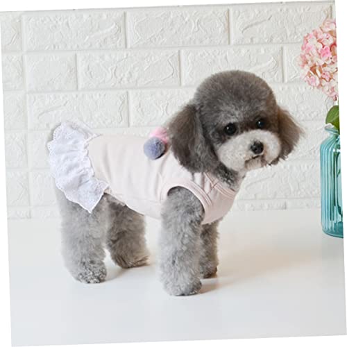 Yardwe 2 Unidades saia de roupas de estimação roupa pet roupinha pet saias vestido de cachorro de sa