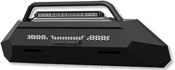 METAL FRONT BUMPER GUARD + LED BAR COMPATIBLE WITH COMPATIBLE WITH NISSAN FRONTIER 22+