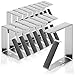 com-four® Clips de Nappe 16x Premium - Clips de Table en Acier Inoxydable - Clips de Nappe pour l'intérieur et l'extérieur