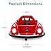 Best Choice Products 6V Electric Kids Ride On Bumpin Bumper Car, 1.5-6 Years Old, Parent Remote Control, 360 Degree Spin, Lights, Sounds - Red