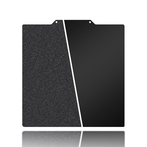 Image of 165x165mm Black Build Plate for Flashfog Adventurer 3 /Ender 2 pro, Double Sided Textured PEI+Smooth PEI Flexible Spring Steel Platform Heated Printing Bed for Flashfog Adventurer 3 3D Printer