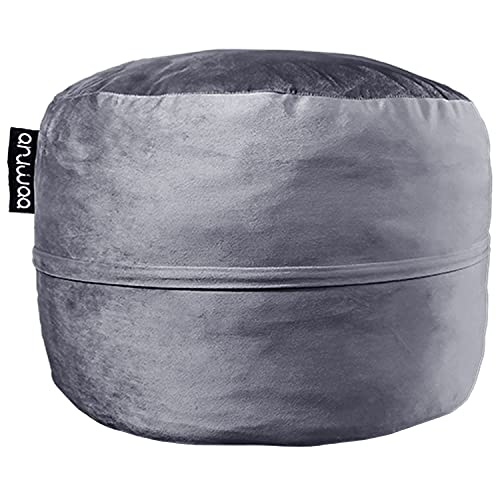 Bean Bag Chairs For Adults, Giant 4' Bean Bag Chair, Memory Foam Bean Bag For Teens, Adults, Big Sofa Furnitures For Dorm Room And Living Room, Grey #TOP3