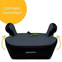 Osann Junior Isofix Gurtfix i-Size Sitzerhöhung mit Isofix Auto Kinder (126-150 cm) - Nero – Ansicht 7