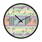 Affichage clair : l'horloge murale ronde est conçue avec de grands chiffres faciles à lire, ce qui rend l'heure sans effort. Il est parfait pour les salles de classe, les bureaux ou tout espace où la visibilité est essentielle.