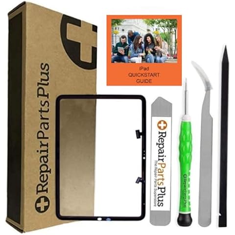 RepairPartsPlus for iPad 10th Generation Screen Replacement Premium Kit - Digitizer Glass Touch (iPad 10 2022, 10.9", A2696 | A2757 | A2777) + Tools, Adhesive, Guide, Small Parts Cover