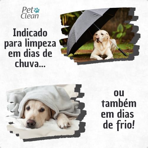 Pet Clean Banho a Seco para Cães e Gatos, Spray sem Enxágue, 500ml