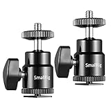 【PACKAGE INCLUDED】 Die Mini-Kugelkopfhalterung 2059 besteht aus ZWEI PCS-Packungen. Wenn Sie ein PCS-Paket benötigen, sehen Sie sich bitte den SMALLRIG 761 an.