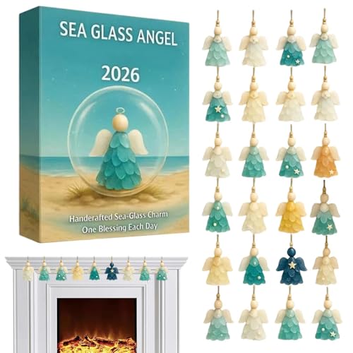 Calendrier compte à rebours verre de mer pour embellir vos fenêtres vides