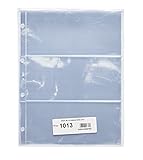 Medidas: 238x315mm Pardo 101300 - Pack de 10 fundas para colección variada, 3 alojamientos