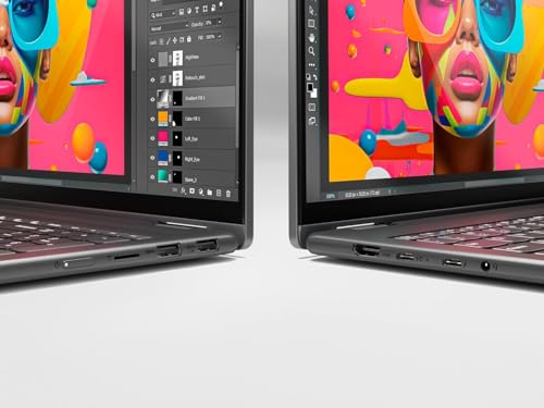 Image of Lenovo Yoga 7i 2-in-1 Business Laptop (16 inch FHD+ Touchscreen, Intel Ultra 7 155U (Beat i7-1355U), 16GB DDR5 RAM, 1TB SSD), Backlit, Fingerprint, 1080p IR Webcam, 2x Thunderbolt 4, Win 11 Home, AI PC