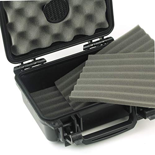 Mrs. Brog Cigar Humidor, Airtight & Durable Waterproof Travel Humidor Case Holds Up To 20 Cigars - Includes Cigar Cutter & Collapsible Cigar Stand With Humidor Cigar Box #TOP6