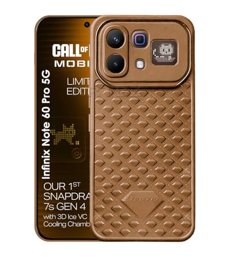Image of Soft Back Cover Compatible with Infinix Note 60 Pro 5G - Silicone Brown
