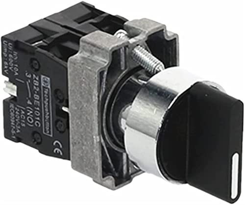 Bouton de commutateur 22 mm 3 position 2no xb2-bd33 10a 415v