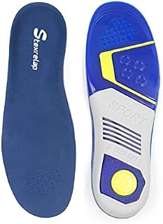 Gel Insole with Arch Support for Plantar Fasciitis Shock Absorbing Insert Foot Pain