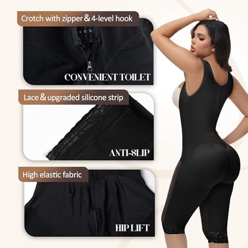 Image of M MYODRESS Fajas Colombianas Moldeadoras Faja Body Shaper Tummy Control Shapewear for Women Post Surgery Compression Garment