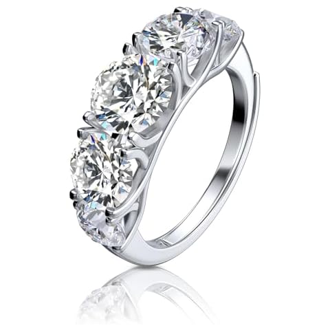 SEUMOO 3.6CT Moissanite Engagement Ring Cover