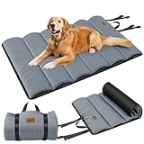 Gimars Cama para Perros al Aire Libre Mejorada con película Impermeable, Lavable
