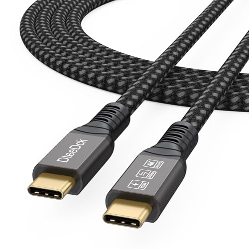 DteeDck USB C Monitor Cable 6Ft, 4K@144Hz Video Display/20Gbps Data Transfer/100W Fast Charging USB...