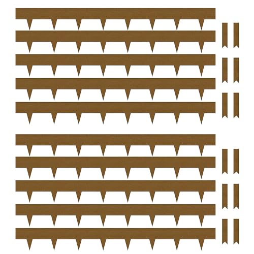 Worth Garden 10-Pack Corten Steel Landscape Lawn Edging - 5in