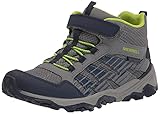 Merrell unisex child Moab Voyager Mid Alternative Closure Hiking Shoe, Grey/Navy, 11 Big Kid US