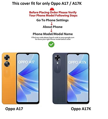 Image of COVERBLACK Rubber Back Cover for Oppo CPH2471 / A17K - Transparent
