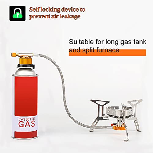 oumuik Gaskartuschen Adapter,2 Stück Gas Adapter Kartusche Gaskartuschen Adapter Set für Campingkocher Brenner Herd-Anschluss