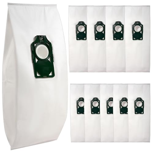 10 Pack Replacement HEPA RLH-6 Vacuum Bags for Riccar SupraLite R10S R10D R10O R10SAND Simplicity Freedom R10S R10D S10P S10SAND Upright Vacuums Cleaner Filter #Part RLH6 SLH6