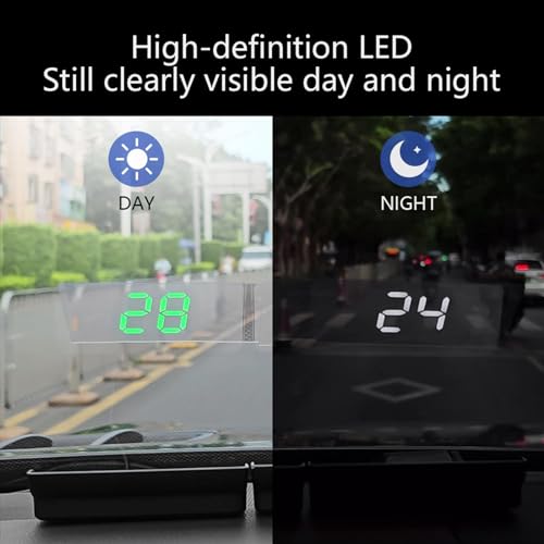 Image of Car HUD Head up Speed Meter Display Over Speed Warning for Buses Trucks Green KMH|Consumer Electronics|Vehicle Electronics & GPS|Radar & Laser Detectors|1Pcs Car Hud Head Up Display