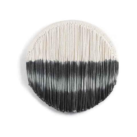 Jakalin Macrame Wall Hanging Black Dye Gorgeous Boho Wall Home Décor 20" Cover