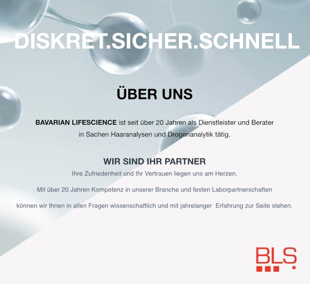 Private Haaranalyse auf Amphetamine, Methamphetamin, MDA, MDE, MDMA- Laboranalyse der Haare - Haare diskret und sicher testen - Ergebnis in 6 bis 10 Arbeitstagen