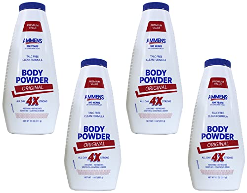 Ammens Powder Original - 11 oz, Pack of 4