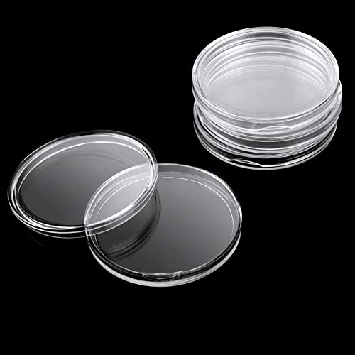 Capsulas plásticas para monedas transparentes 300 piezas 40 mm miniatura 4