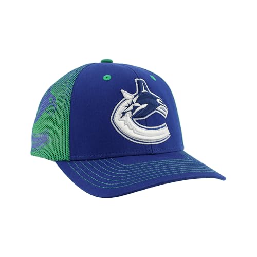 Vancouver Canucks NHL Officially Licensed Adjustable Snapback Hat Big Rig Ombre