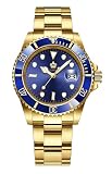 FANMIS Mens Luxury Rotatable Bezel Calendar Sport...