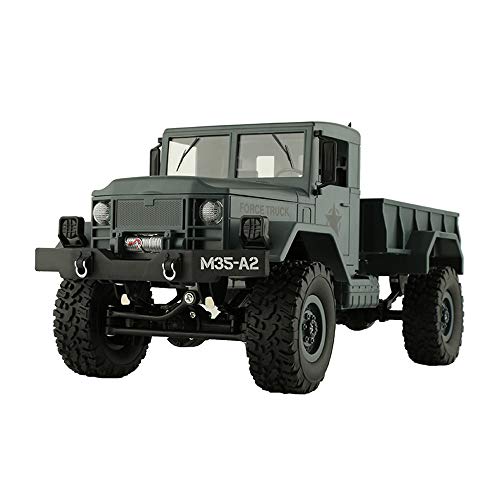 Dergo Shipped from United States Play Vehicles, RC Military Truck Army1:16 4WD Tracked Wheels Crawler Off-Road Car RTR Toy New, Toys & Hobbies - Thumbnail 2