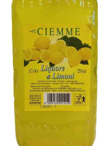 Limoncello Distilleria Ciemme, Liquore di Limoni 0,7 L, Italienischer Zitronenlikör 25% Vol. - 3