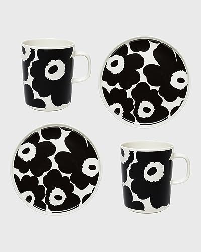 Set de 2 piezas vajilla Oiva Unikko Marimekko miniatura 1