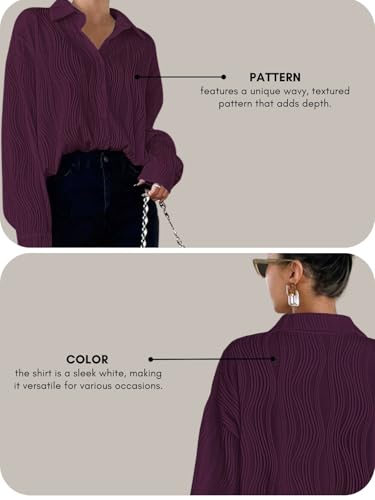Image of Leriya Fashion Oversized Shirt for Women | Shirt for Women Stylish Western | Long Shirt for Women