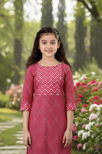 Image of Girls Girls Kurta Set
