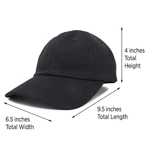 Dalix Infant Baseball Hat Baby Cap Tiny Extra Small Girls Boys In Black #TOP4
