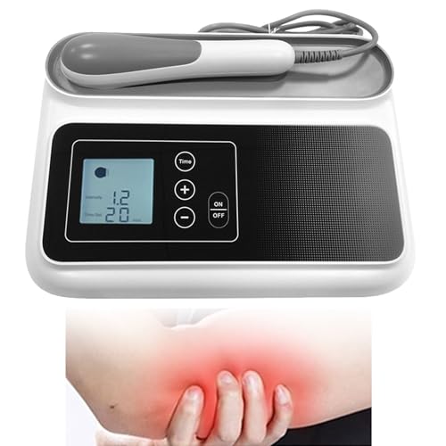 1.05 Mhz Ultrasonic Therapy Machine, Touch Control Home Portable Pain Relief Device, Ultrasound Physiotherapy Equipment, 5 Gears Intensity/(5-30min) Timer, for Knees Shoulders Lumbar Arms Neck