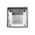 Post Cap for 2 1/2" x 2 1/2" Square Aluminum Fence Post - Black (Single Pack)
