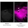 4Pcs Car LED Lights Interior Wireless, 7 Colors Interior Car Lights with 6 Bright LED Lamp Beads, Portable USB Rechargeable Car Interior Led Night Light for Car Decor #2
